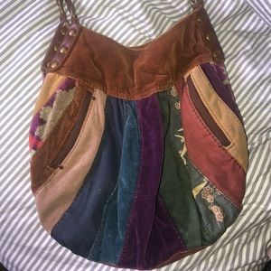 Lucky Brand multi-colored/patterned shoulder bag